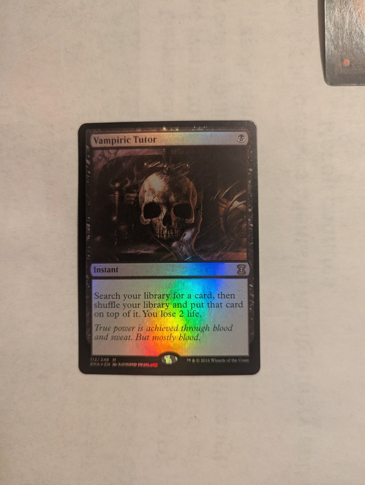 Vampiric Tutor Eternal Masters Foil