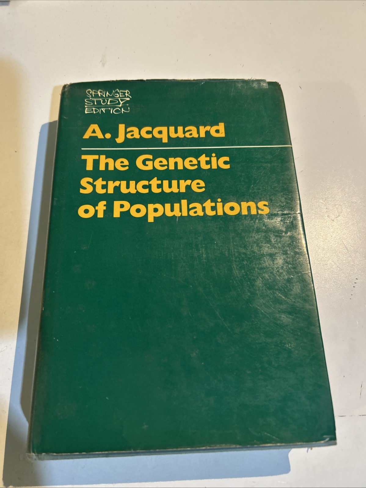 THE GENETIC STRUCTURE OF POPULATIONS, BIOMATHEMATICS Ed 5, Albert Jacquard, 1974