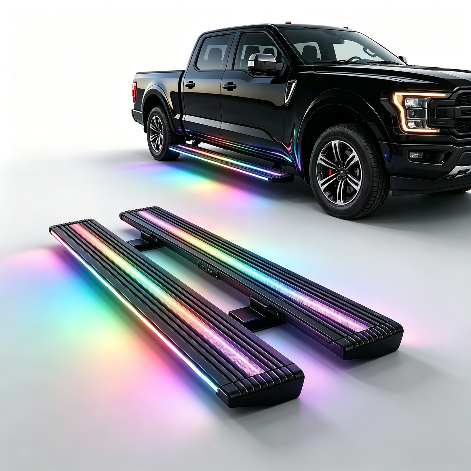 Deployable Electric Running Board Side Step Fits For 2014-2026 Ford F-150