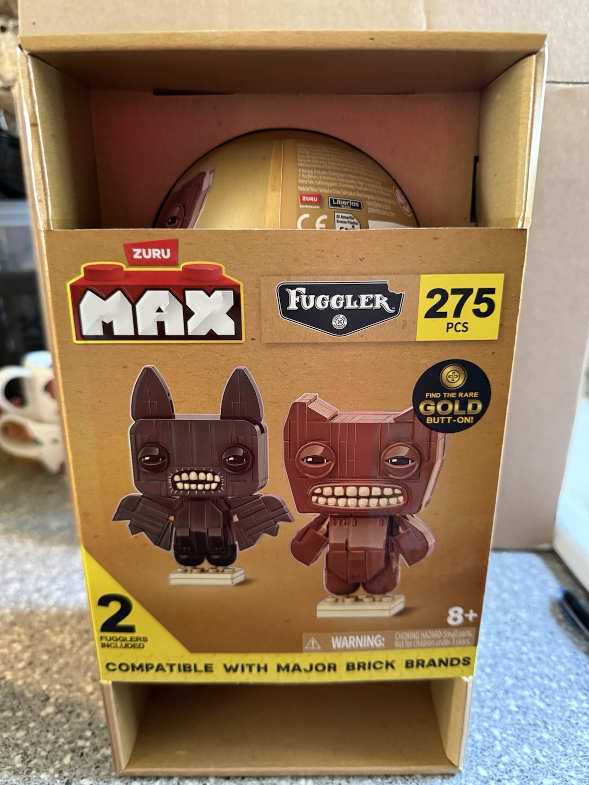 ZURU MAX FUGGLER 2 PACK BRICK BUILDS FEARSOME BAT & SQUIDGE 275 PIECES