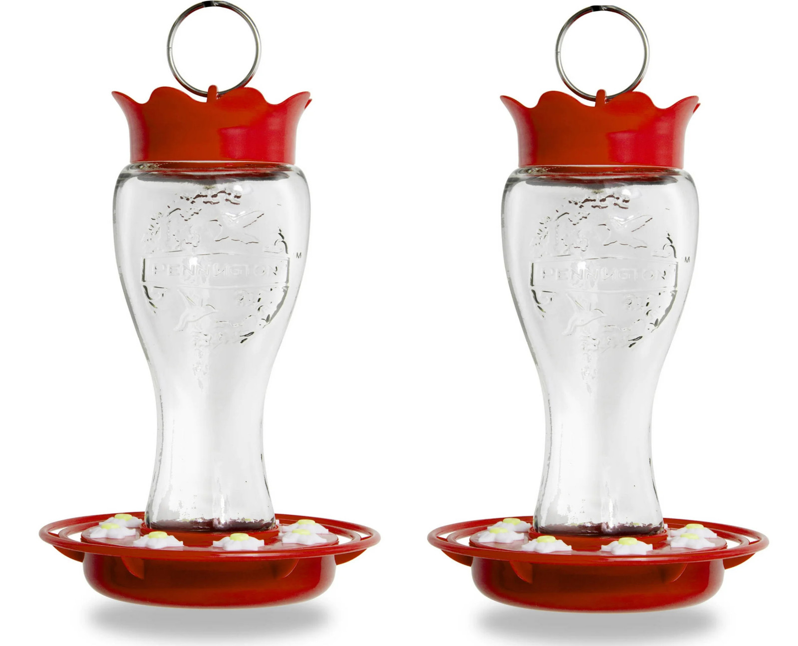 (Pack of 2) Pennington Glass Hummingbird Feeder, 16 Oz Nectar Capacity