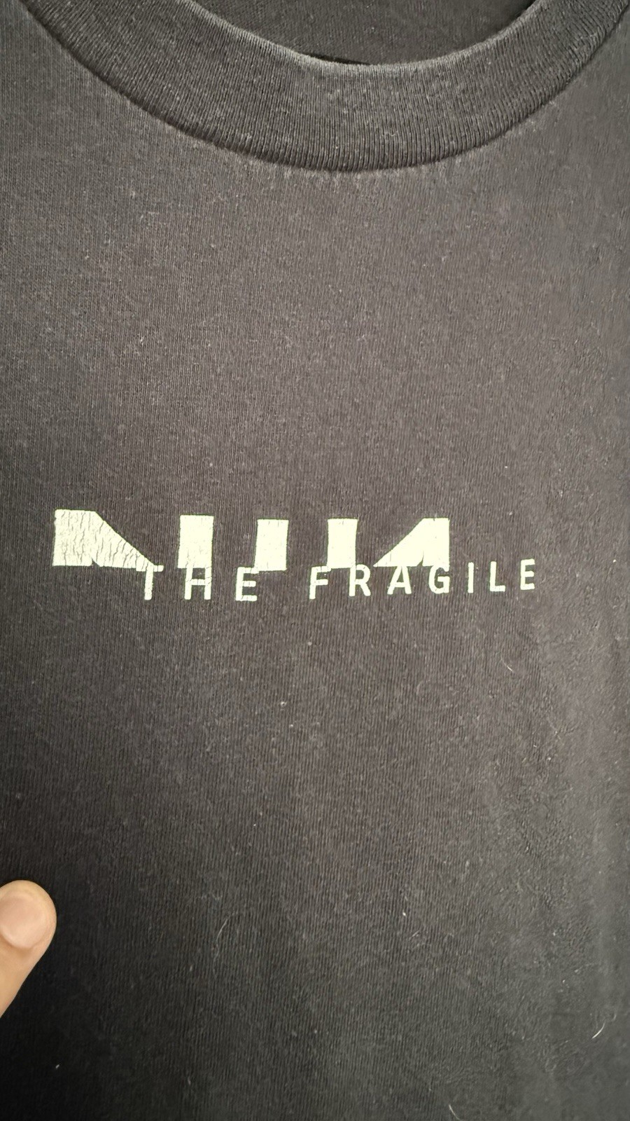 Nine Inch Nails The Fragile Fragility 2000 Tour Tee Metal Industrial Vintage