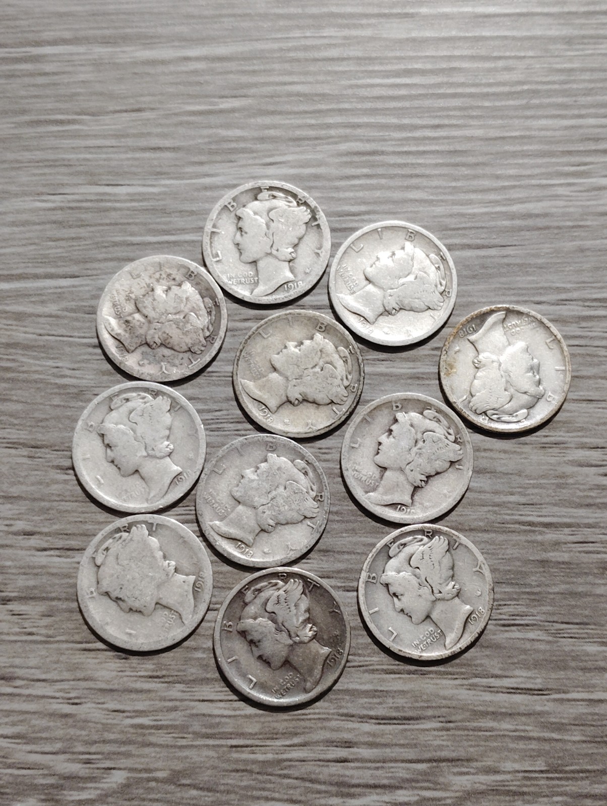 1918-D Mercury Dime (1 Coin) 1918-D Mercury Dime (1 Coin)