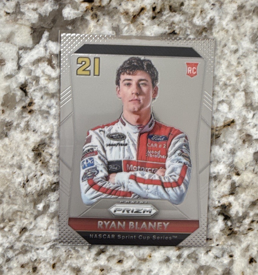Panini 2016 Prizm NASCAR Ryan Blaney #26 Rookie RC Wood Brothers Racing
