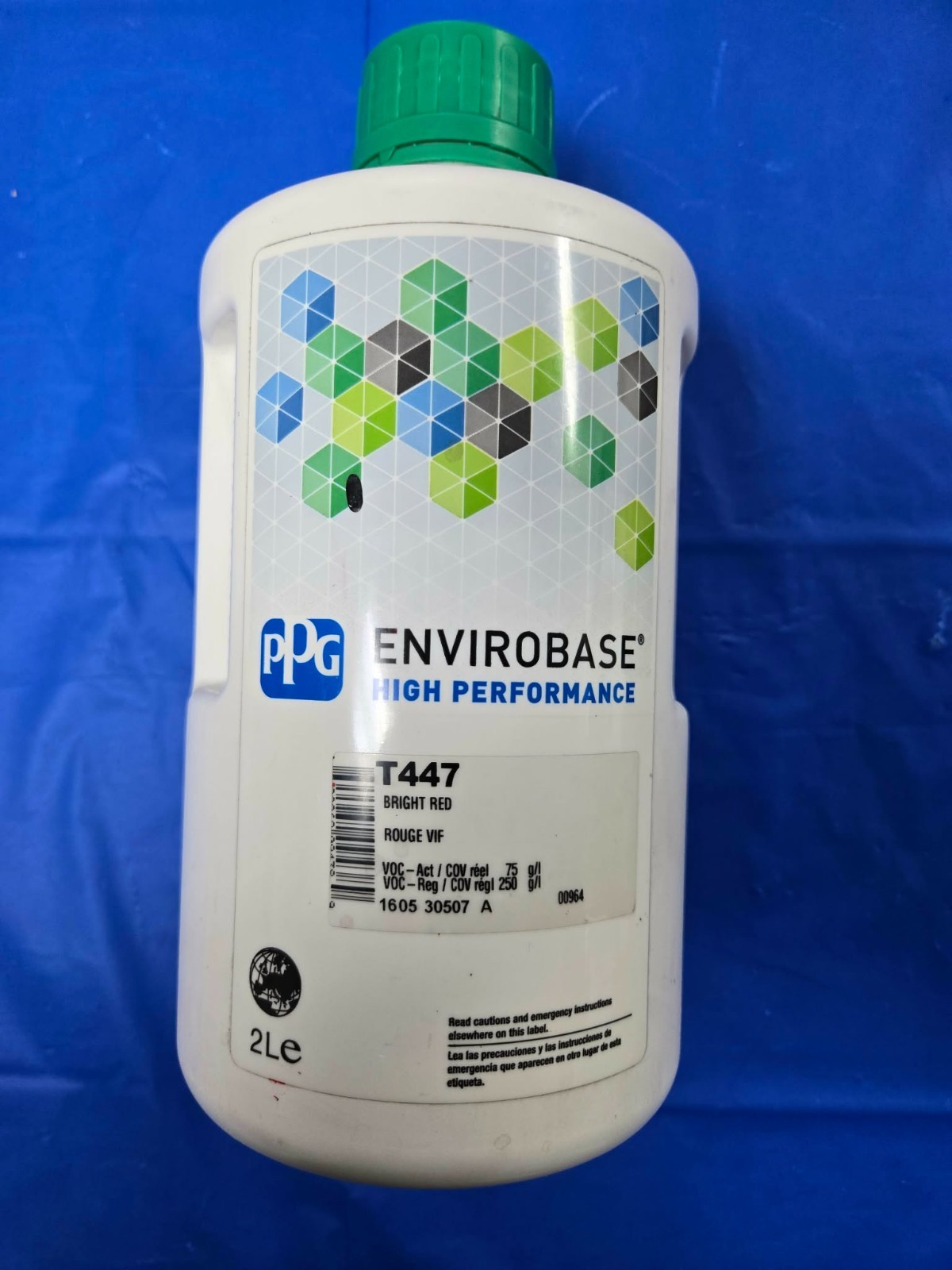 PPG T447 Bright Red Envirobase HP Automotive Paint Tinter * 2 LITER & LAST ONE PPG T447 Bright Red Envirobase HP Automotive Paint Tinter * 2 LITER & LAST ONE