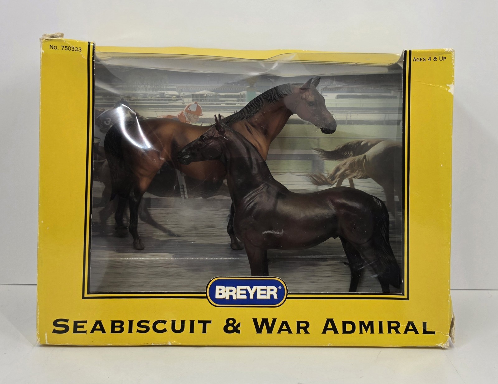 Breyer 1999 SEABISCUIT & WAR ADMIRAL #750333 in box Used Breyer 1999 SEABISCUIT & WAR ADMIRAL #750333 in box Used