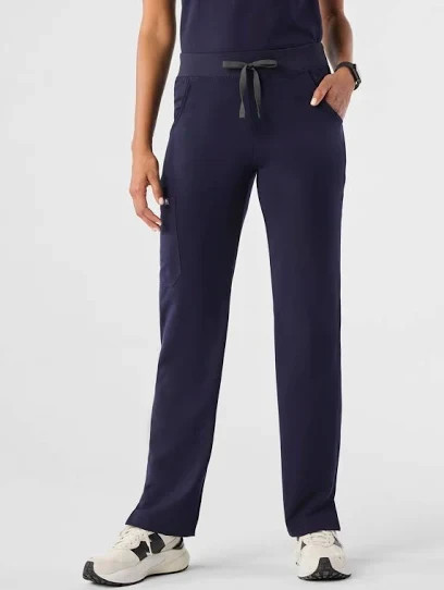 FIGS Kade Cargo Scrub Pants Women XS Petite Navy Technical Collection T21004P