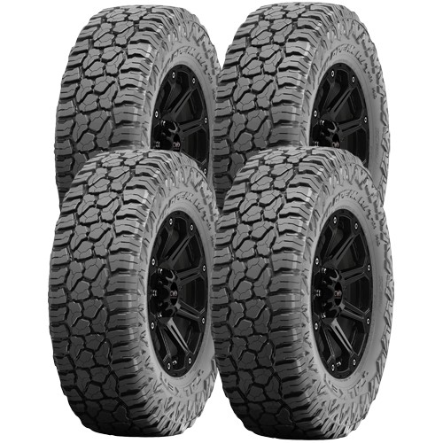 (QTY 4) 35x11.50R20LT Falken Wildpeak R/T 120R Load Range D Black Wall Tires