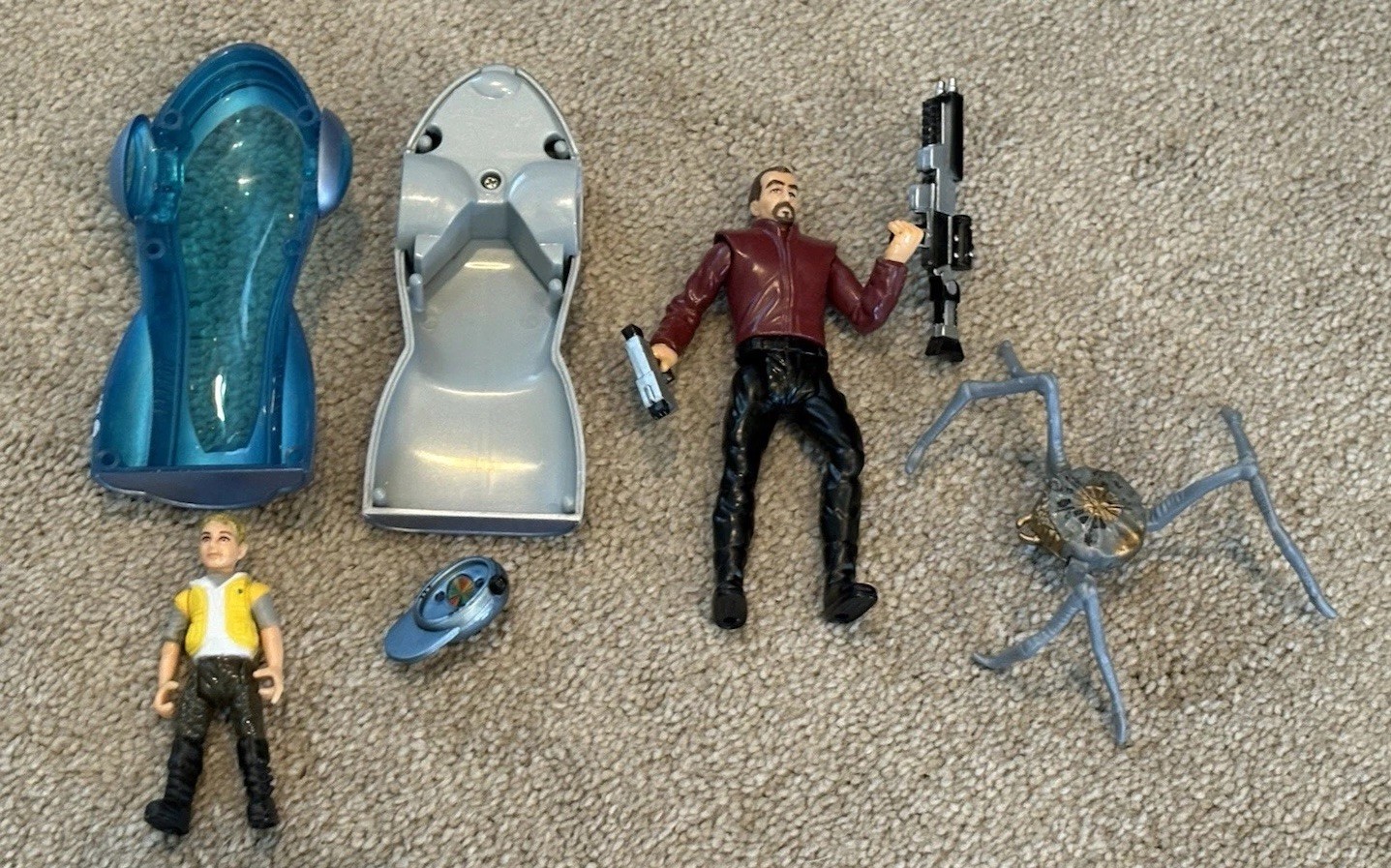 LOT 1997 Trendmasters Lost In Space Sabotage Dr. Smith and Will R Action Figures LOT 1997 Trendmasters Lost In Space Sabotage Dr. Smith and Will R Action Figures