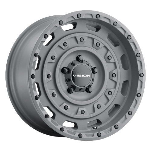 Vision Off-Road 403 Tactical 17x10 5x139.7 -32 Thrashed Gun Metal Wheel Rim