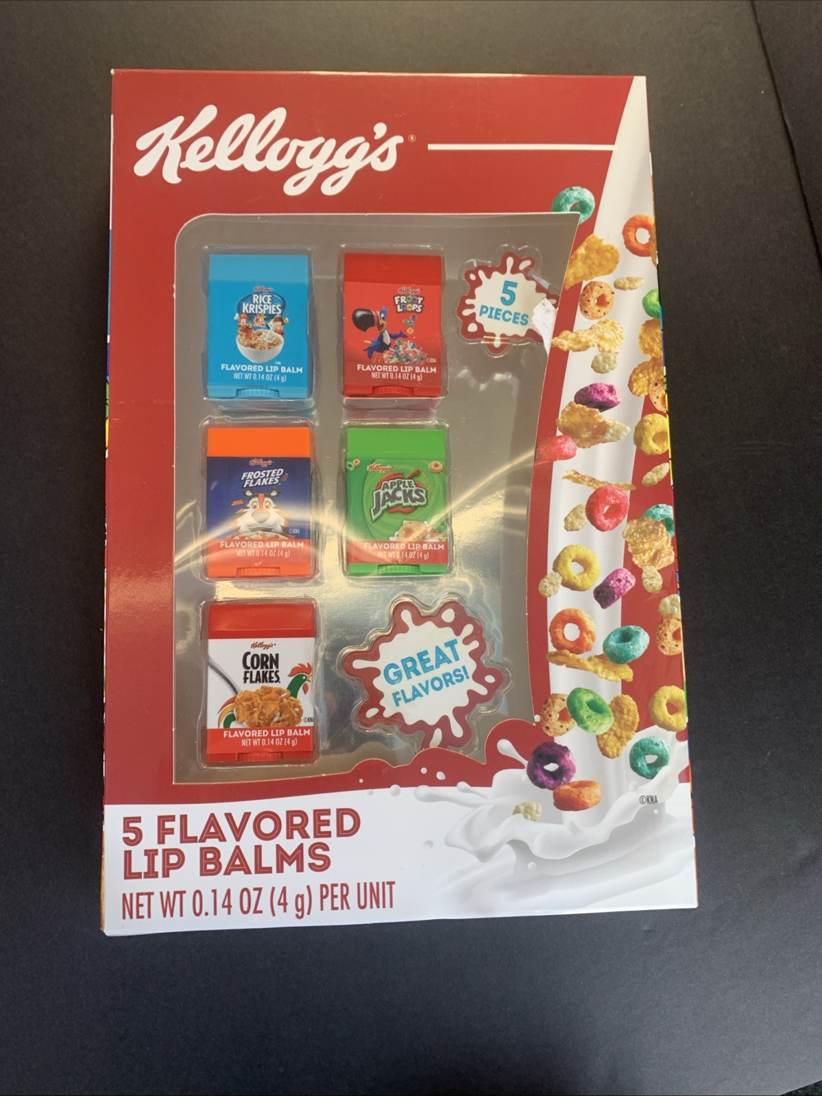Taste Beauty 5 Pack Cereal Flavored Lip Balm Set Fun Childhood Collectibles Taste Beauty 5 Pack Cereal Flavored Lip Balm Set Fun Childhood Collectibles