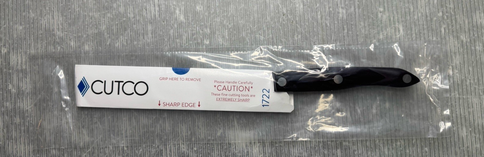 CUTCO 1722 Butcher Knife brown handle / NEW