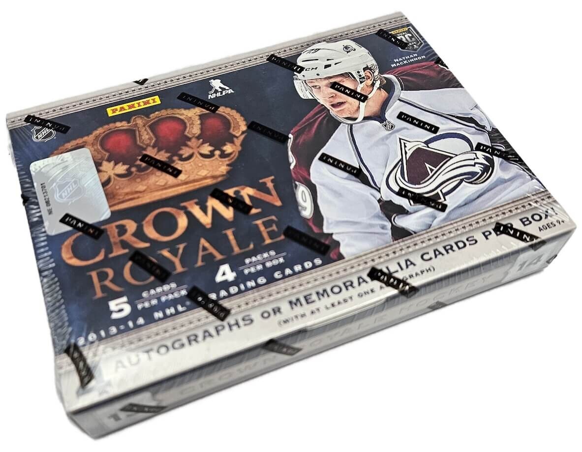 2013-14 Panini Crown Royale Hockey Factory Sealed Hobby Box 4 Hits Per Box