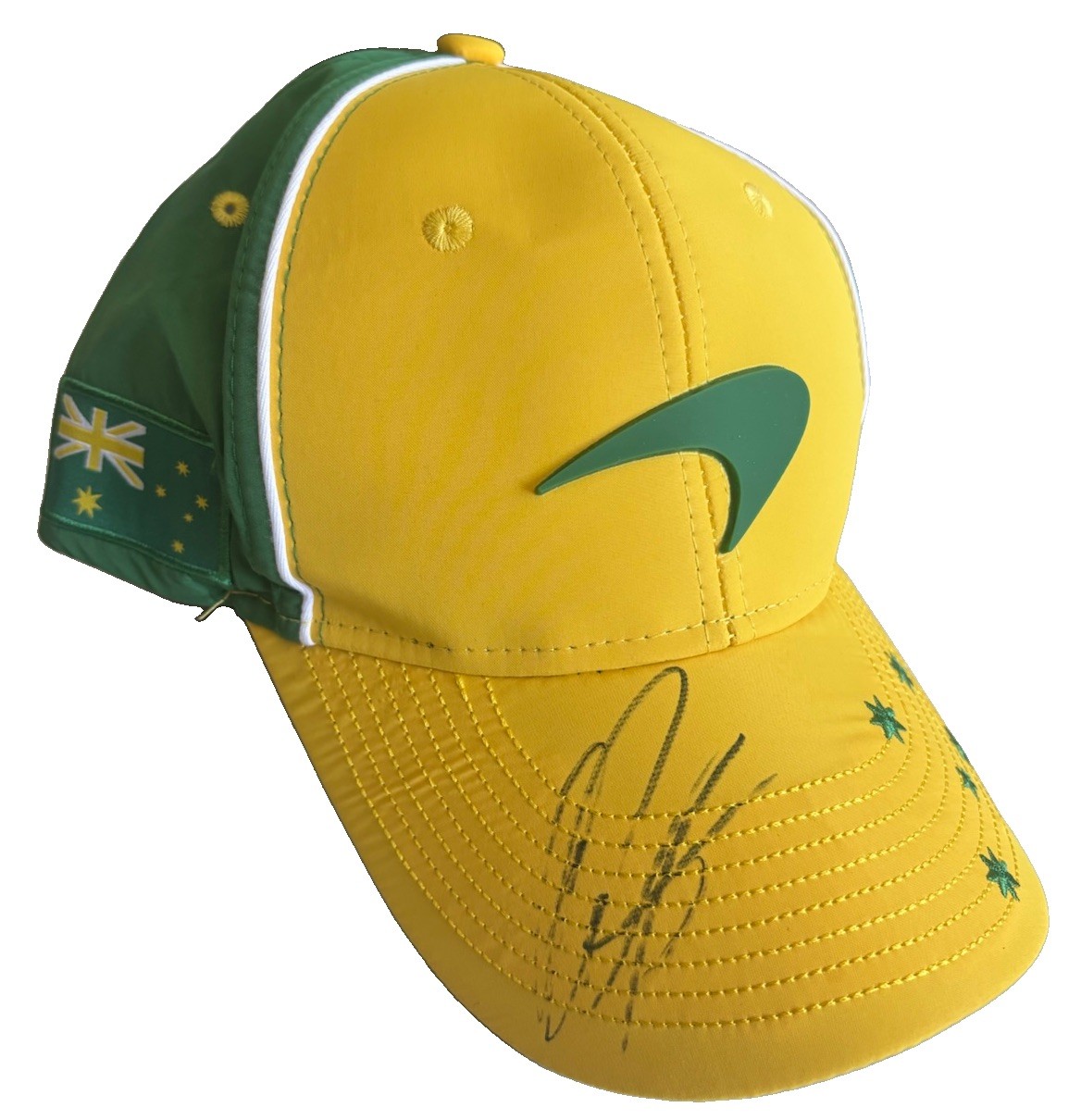 OSCAR PIASTRI Rare Hand Signed Official McLaren NEW ERA Australia Cap/Hat COA