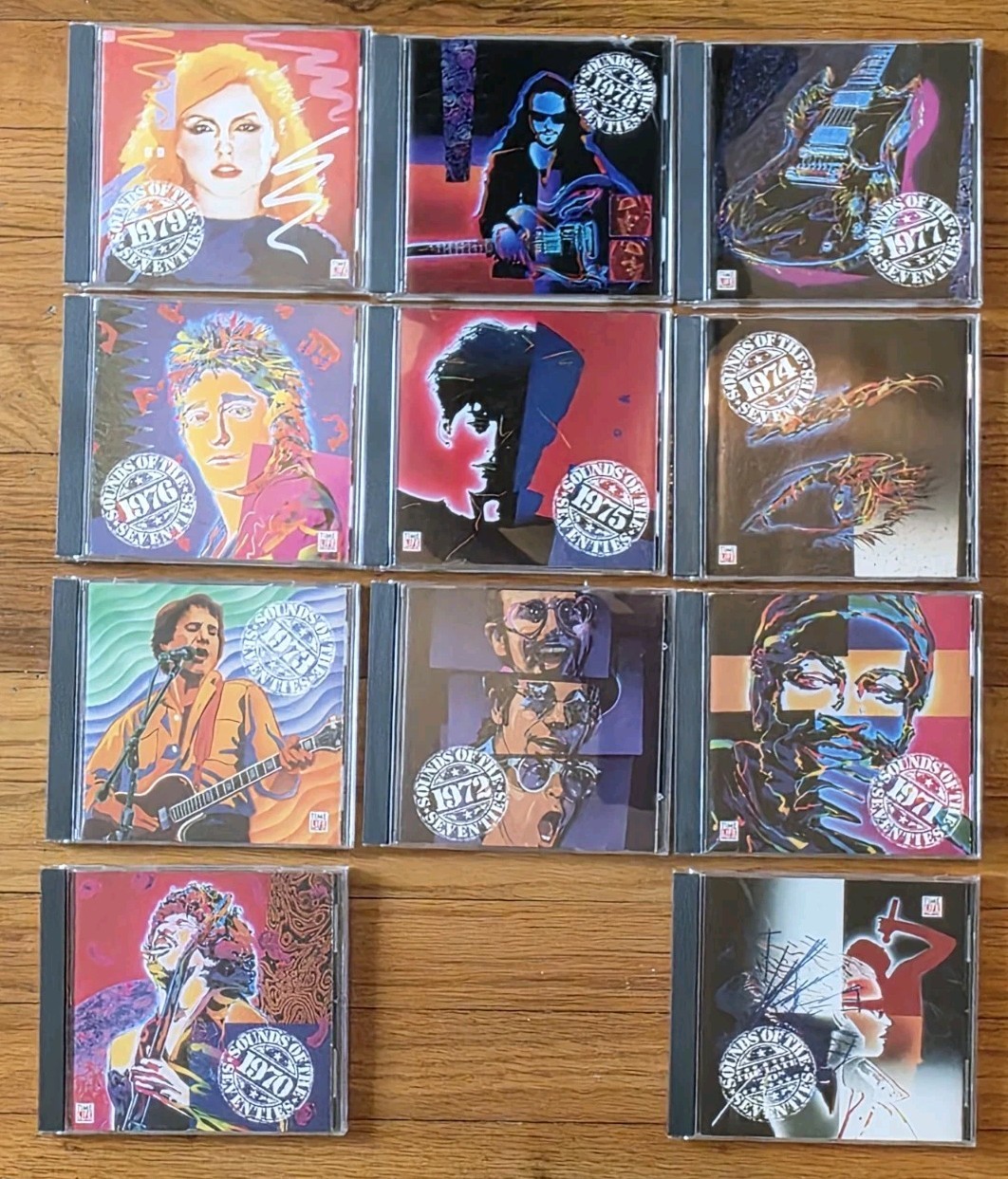 TIME LIFE Sounds Of The Seventies 70s  LOT of 11 CD’s - EXCELLENT SET