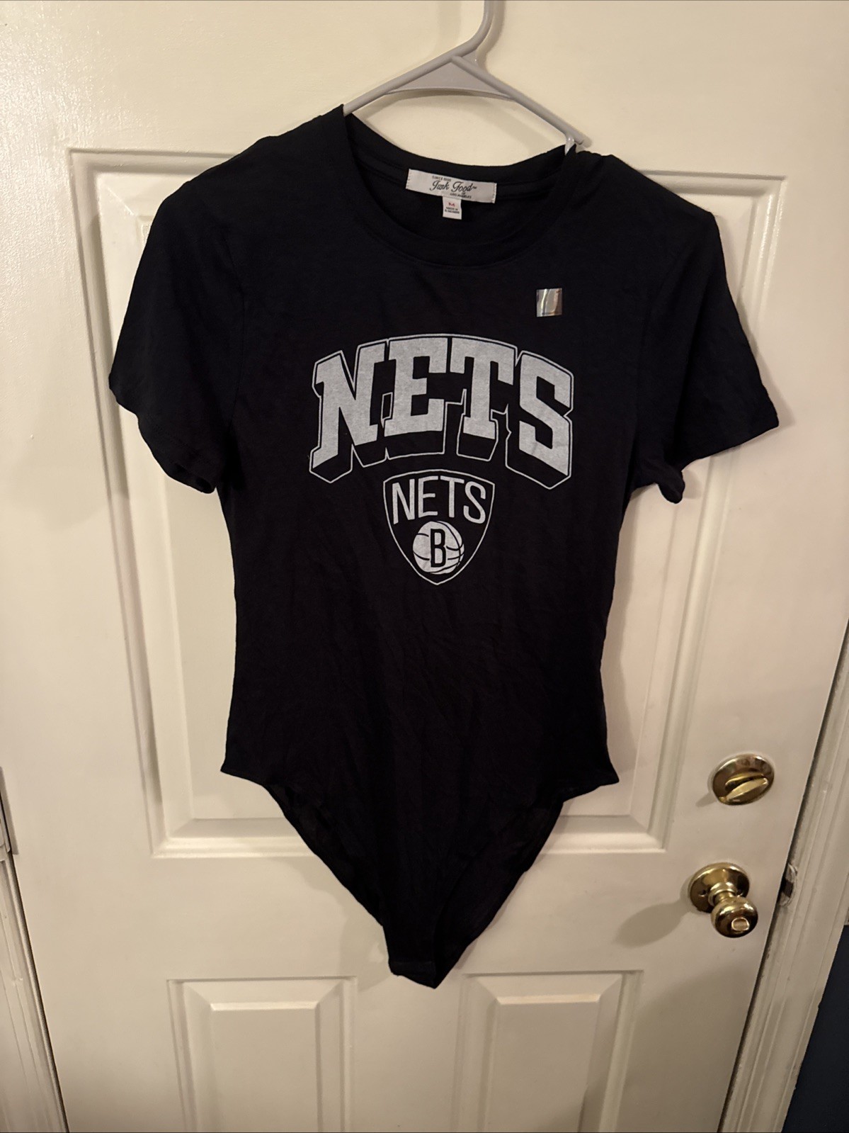 Medium Brooklyn Nets Women’s Bodysuit NWOT Junk Food Brand 
