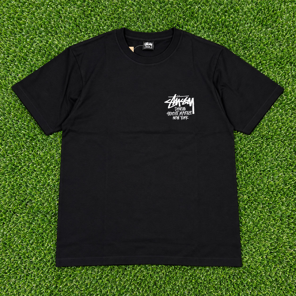 Stussy Dover Street Market New York Black Graphic Logo T-Shirt Men’s S Stussy Dover Street Market New York Black Graphic Logo T-Shirt Men’s S