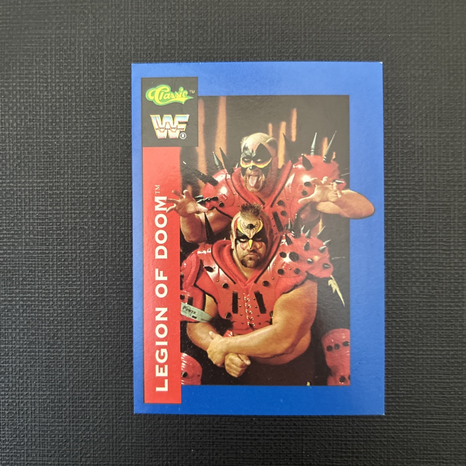 1991 Classic WWF - Legion Of Doom #146 WWE Wrestling Card NM 1991 Classic WWF - Legion Of Doom #146 WWE Wrestling Card NM