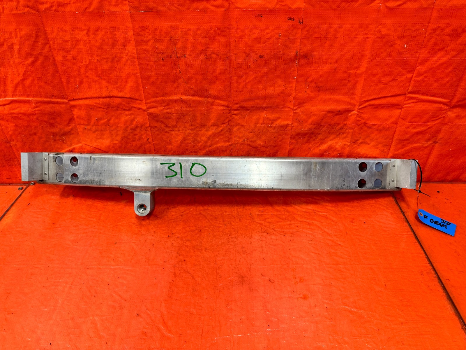 08-15 INFINITI G37 COUPE - FRONT CRASH BEAM REINFORCEMENT IMPACT RE BAR OEM  310