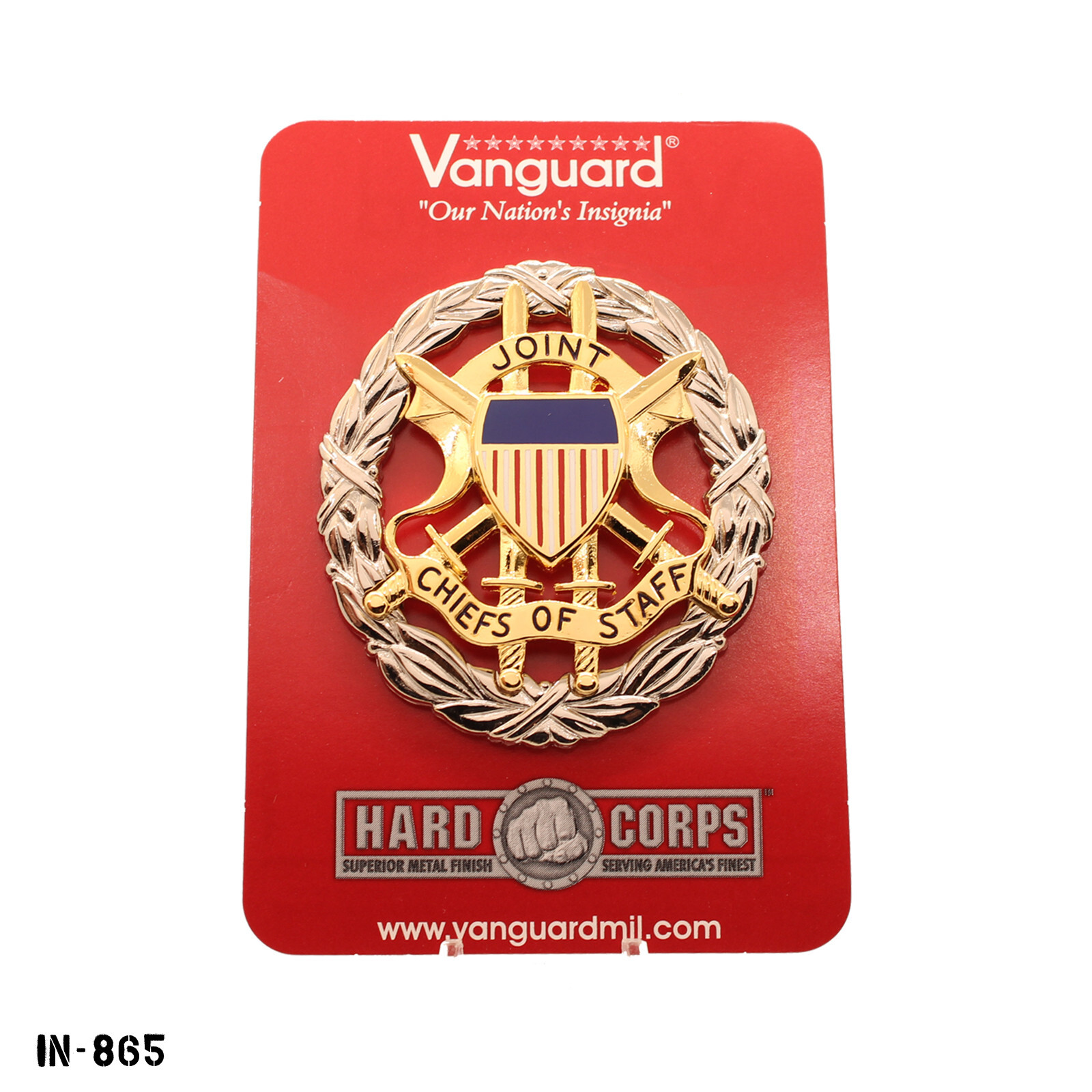 Identification Badge Pin Joint Chiefs of Staff ~ Full Regulation Size ~ Mirror Identification Badge Pin Joint Chiefs of Staff ~ Full Regulation Size ~ Mirror
