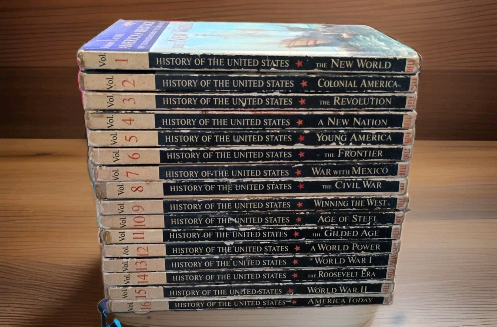 Complete 16-Vol Set American Heritage Illustrated History of the United States
