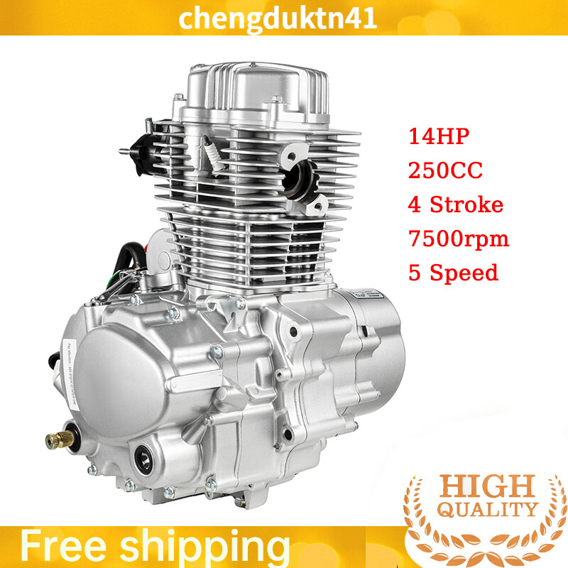 200CC 250cc CG250 4-Stroke ATV ENGINE MOTOR 5-Speed Transmission CDI DIRT BIKE