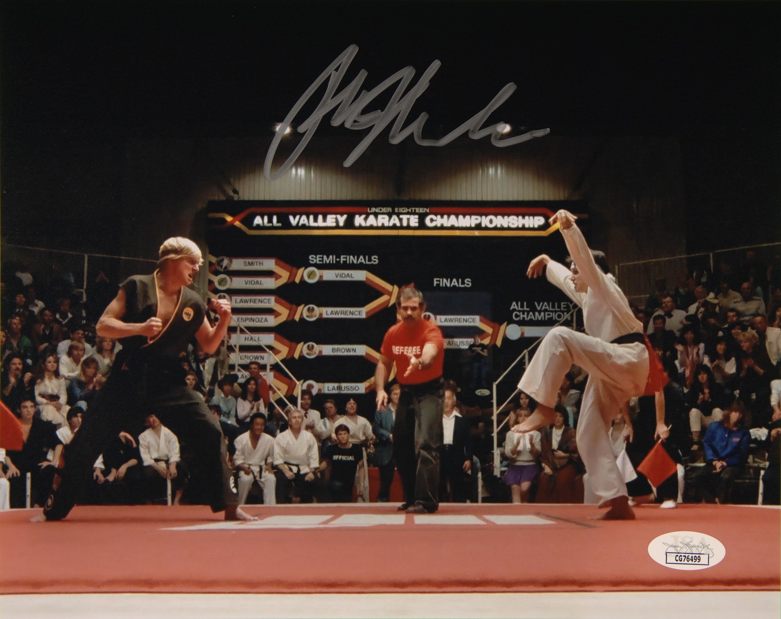 Ralph Macchio Signed 8x10 The Karate Kid Daniel LaRusso \