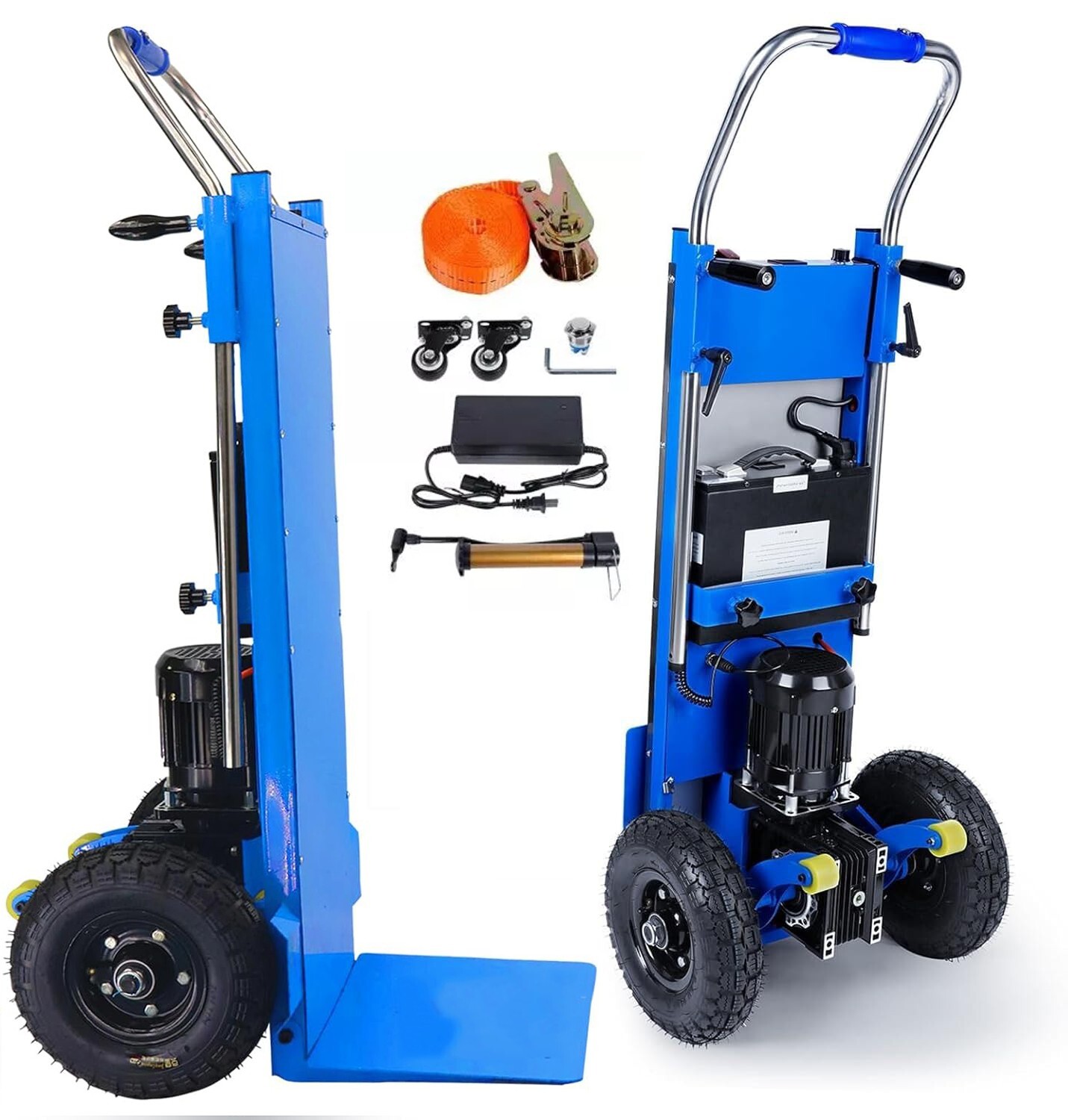 Electric Stair Climbing Hand Trucks Dolly Cart for Moving 880lb Max Capacity US