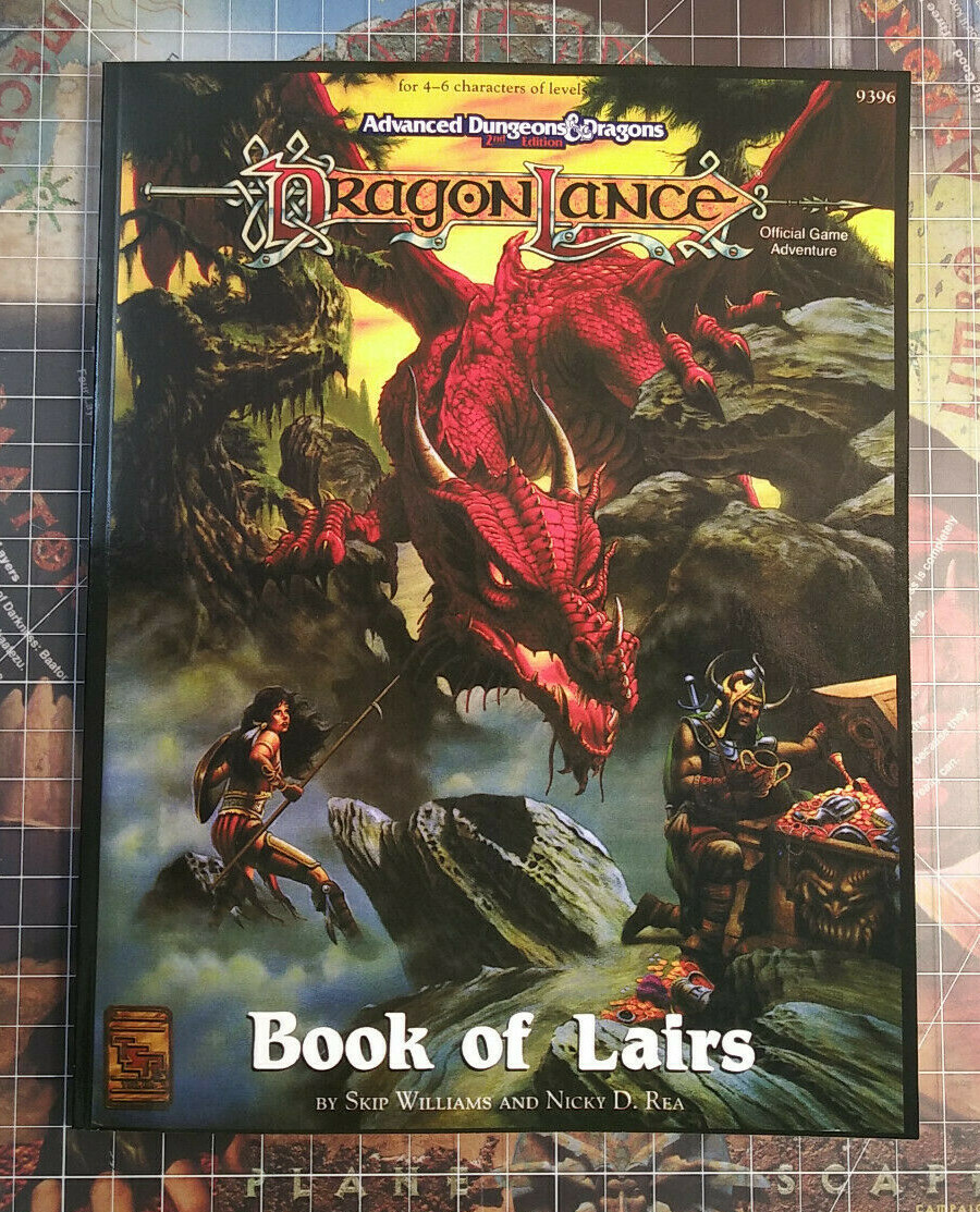 Dragonlance - Book of Lairs - Dungeons & Dragons #9396 AD&D D&D