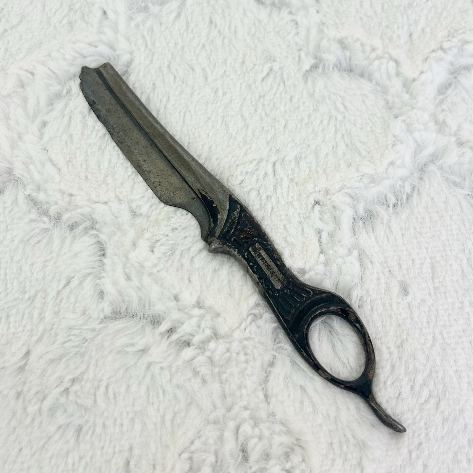 Heinisch Vintage Antique Fixed Handle Hair Razor Straight Razor Shaving Tool Heinisch Vintage Antique Fixed Handle Hair Razor Straight Razor Shaving Tool