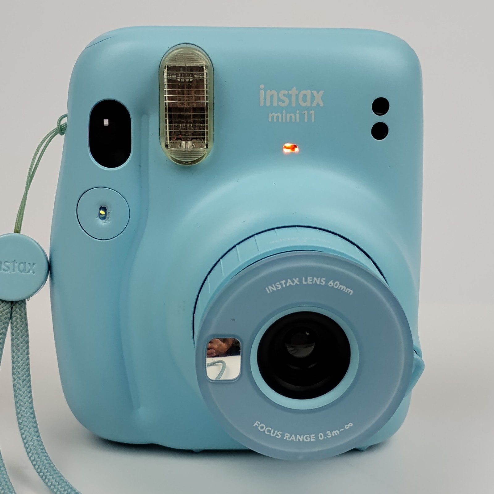 Fujifilm Instax Mini 11 Instant Film Camera Sky Blue Portable Tested Working