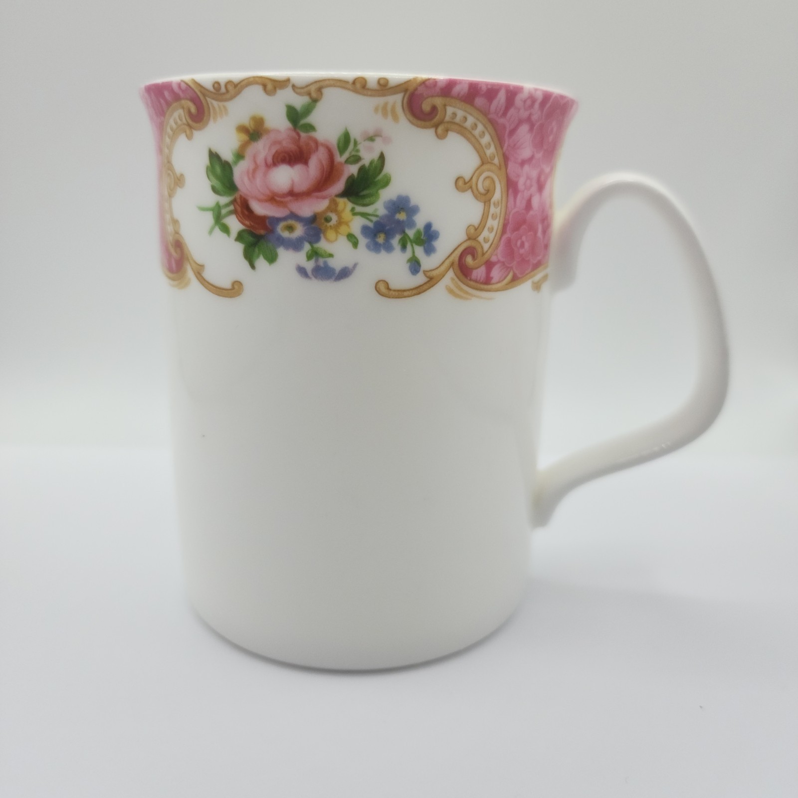 Vintage 1944 Royal Albert Lady Carlyle Mugs Bone China England Sold individually Vintage 1944 Royal Albert Lady Carlyle Mugs Bone China England Sold individually