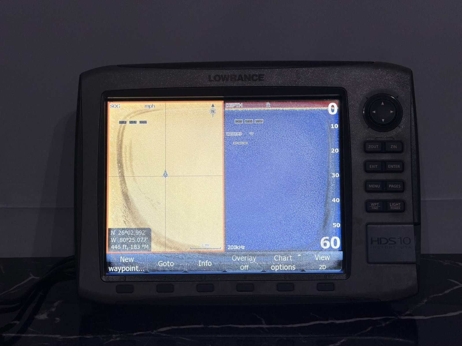 USED lowrance HDS 10 Head Unit Only READ USED lowrance HDS 10 Head Unit Only READ