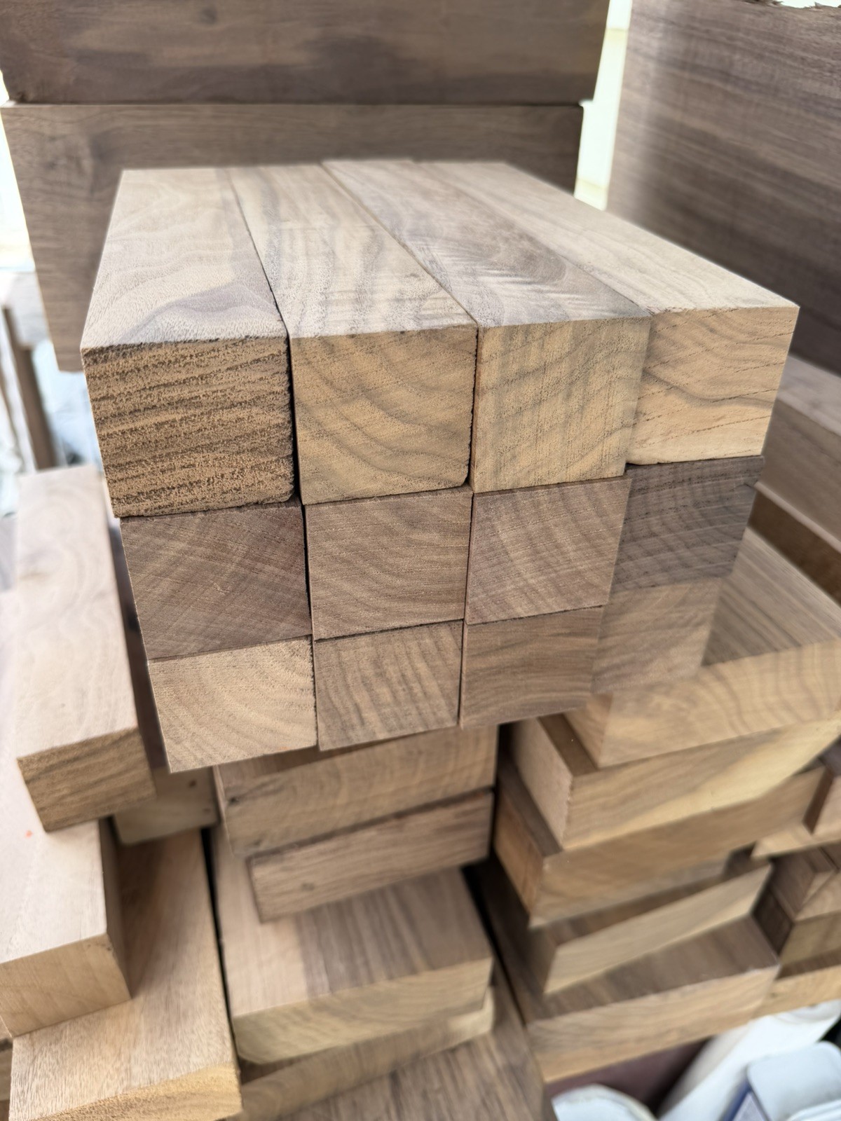 8 each DARK WALNUT 2\