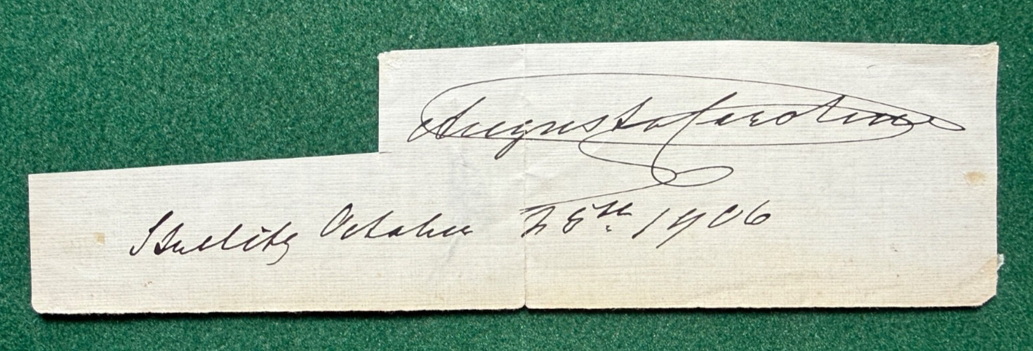 Antique Autograph Princess Augusta Caroline Cambridge Grand Duchess Mecklenberg