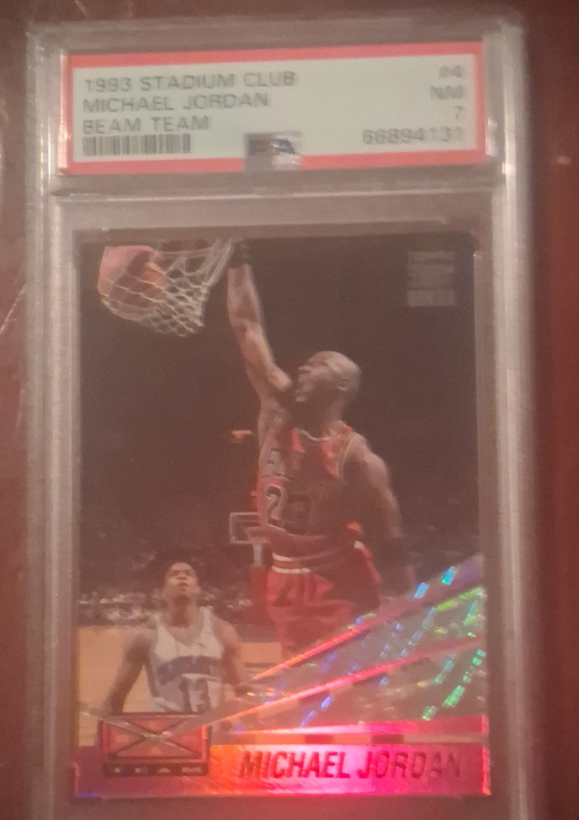 1993-94 Topps Stadium Club - Beam Team Michael Jordan #4 1993-94 Topps Stadium Club - Beam Team Michael Jordan #4