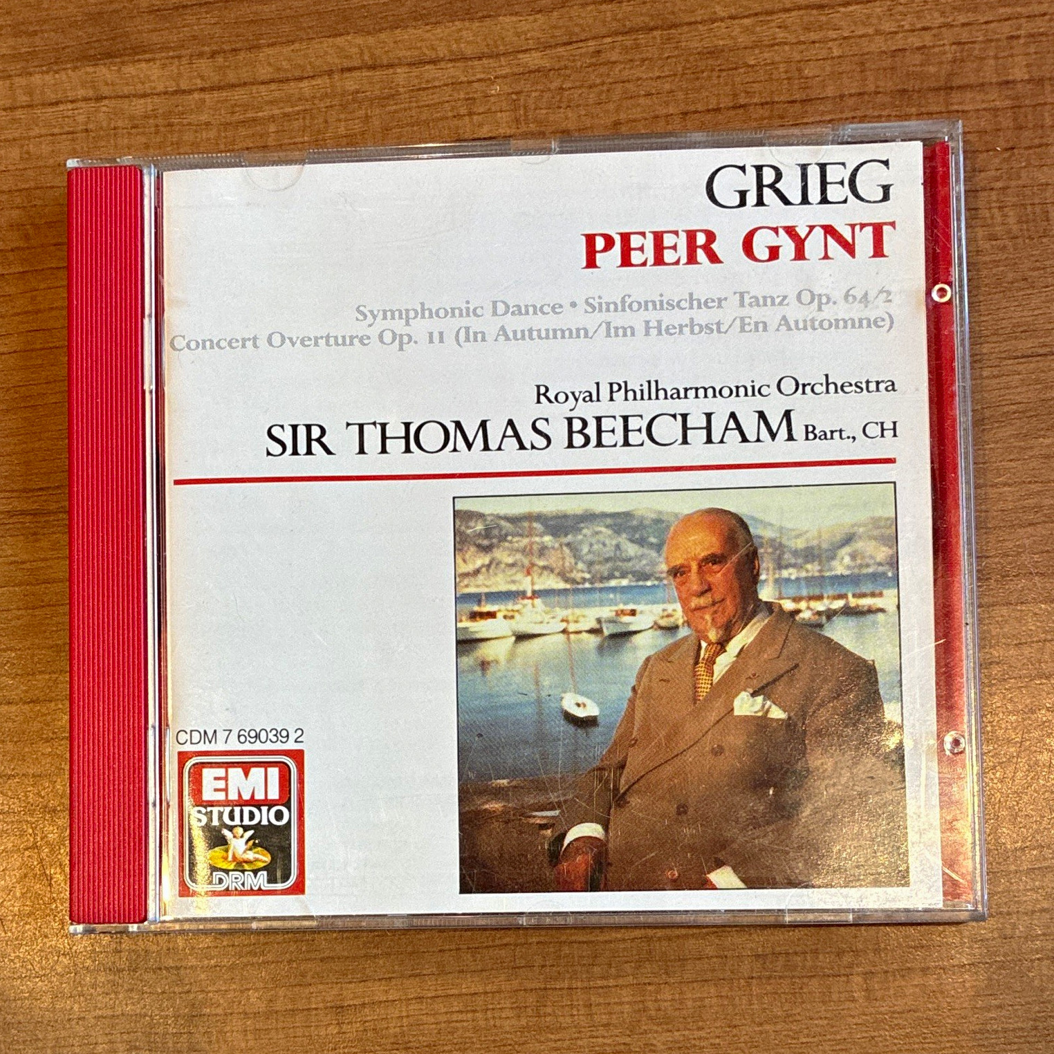Grieg Peer Gynt - Beecham, Royal Philharmonic (CD, 1987 EMI CDM 7690392) Grieg Peer Gynt - Beecham, Royal Philharmonic (CD, 1987 EMI CDM 7690392)