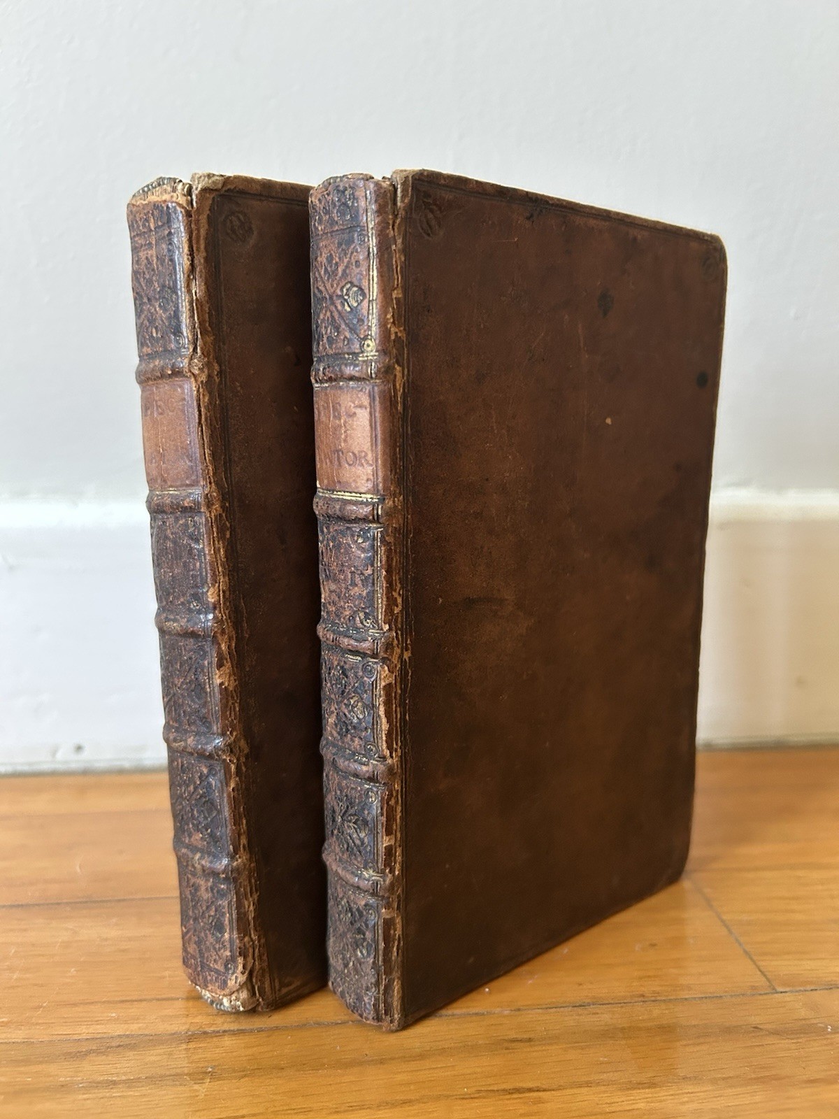 1713-1714 2nd edition THE SPECTATOR Vols. I & IV of 4
