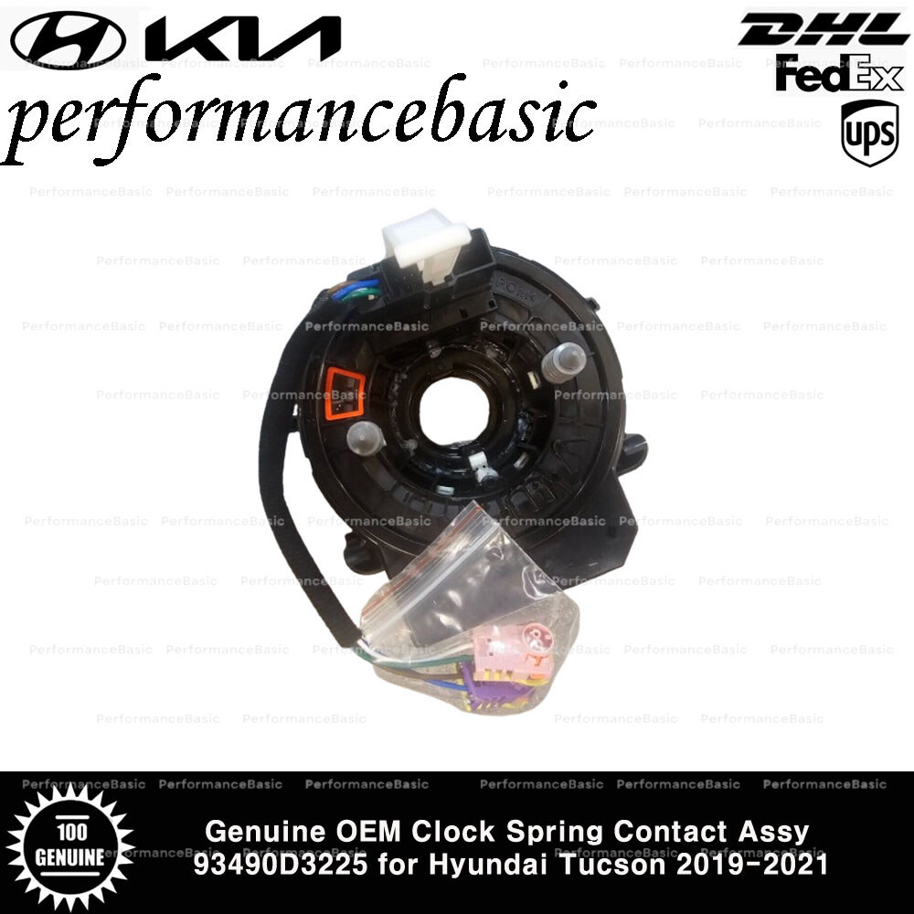 Genuine OEM Clock Spring Contact Assy 93490D3225 for Hyundai Tucson 2019-2021