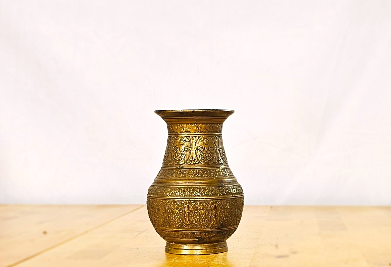 Early 19th c. Nepalese Bronze Ceremonial Vase Buddhist Antique