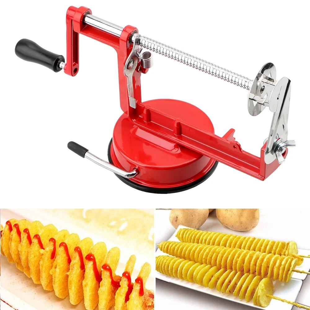 Heavy Duty Fruit Peeler Apple Peeler Corer Slicer Potato w/ Suction Base
