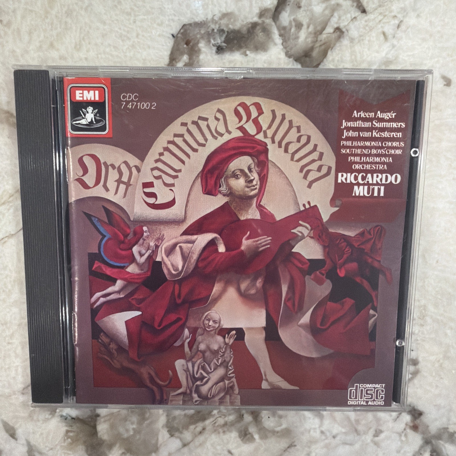Carl Orff Carmina Burana - Philharmoni CD N6VG EMI Ricardo Muti Rare Pressing