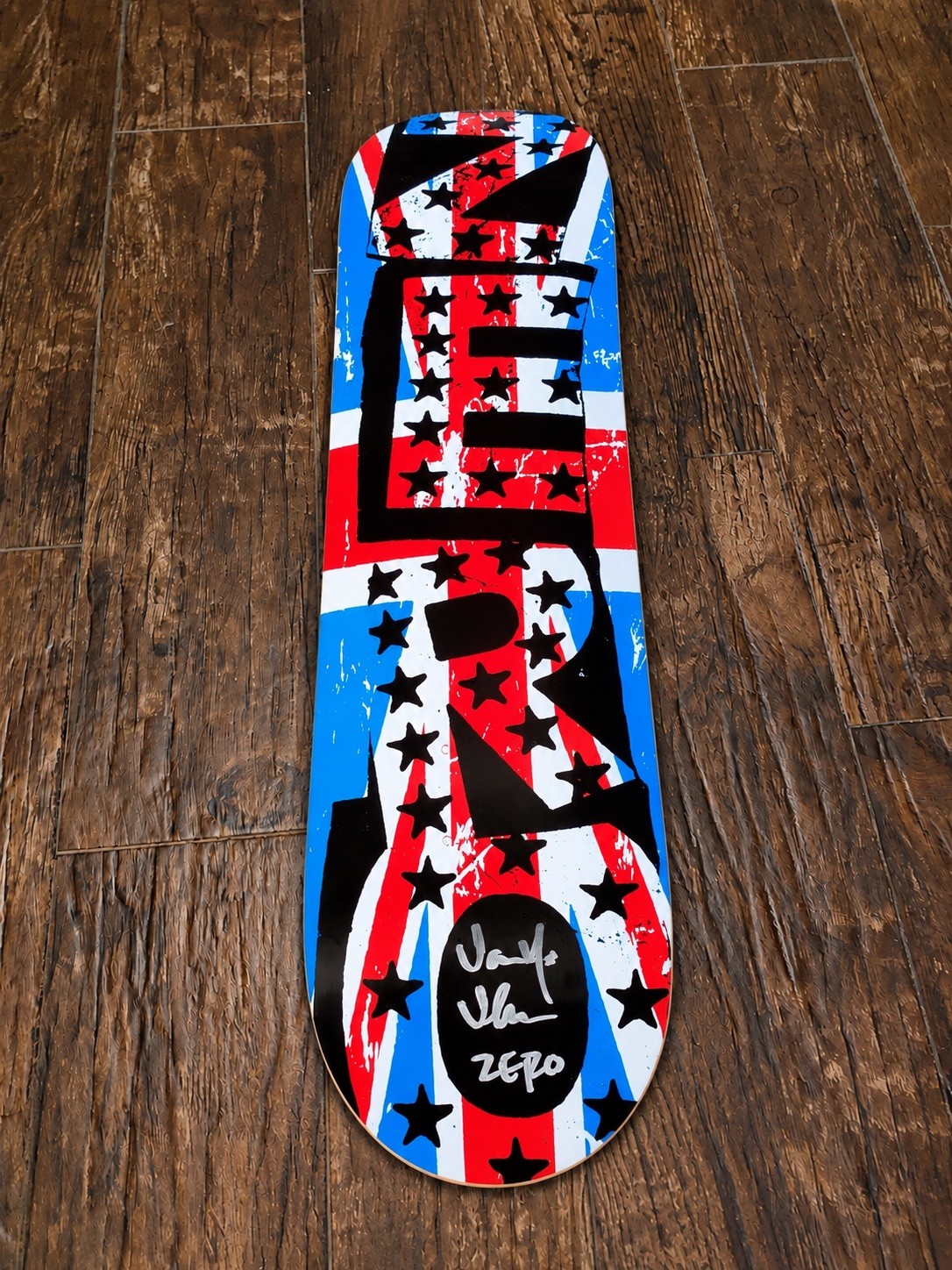 Zero ‘UK PUNK’ Deck Signed By Jamie Thomas