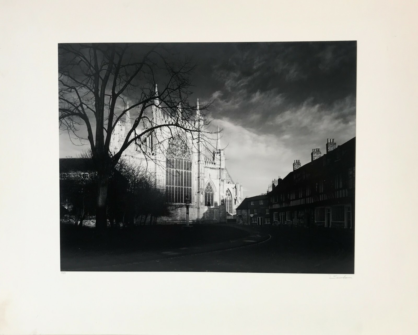 Bruce Barnbaum Silver Gelatin Photograph Sunrise York Minster 1981 Bruce Barnbaum Silver Gelatin Photograph Sunrise York Minster 1981