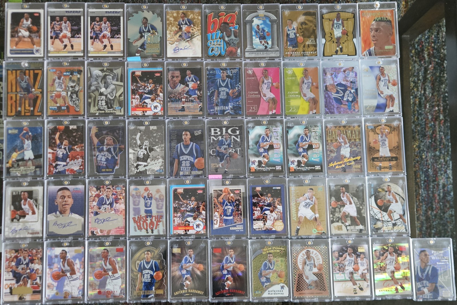 2011-12 2012-13 2013-14 Fleer Retro Anfernee Hardaway Lot Of 53 
