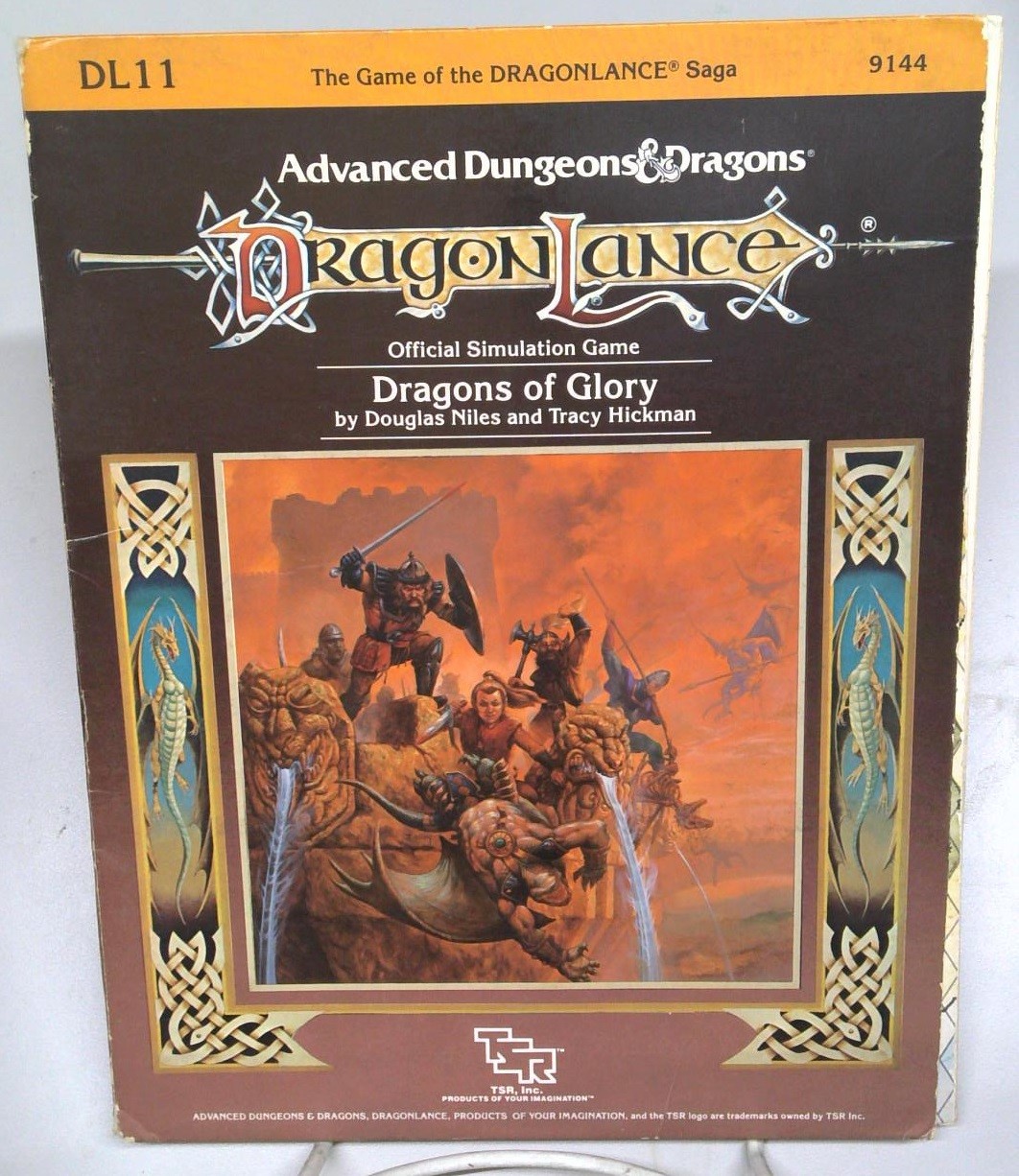 Advanced Dungeons & Dragons 1st Edition DL11 Dragons of Glory (No counters)
