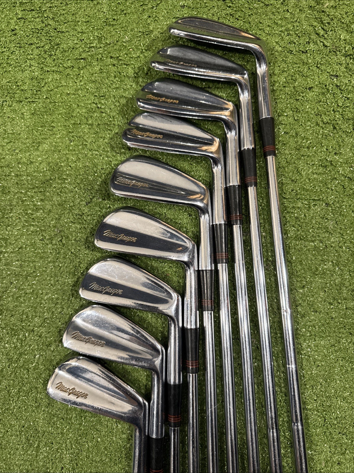 Macgregor MT Iron Set 2-10 Irons Dynamic Steel Stiff Flex Right Hand RH