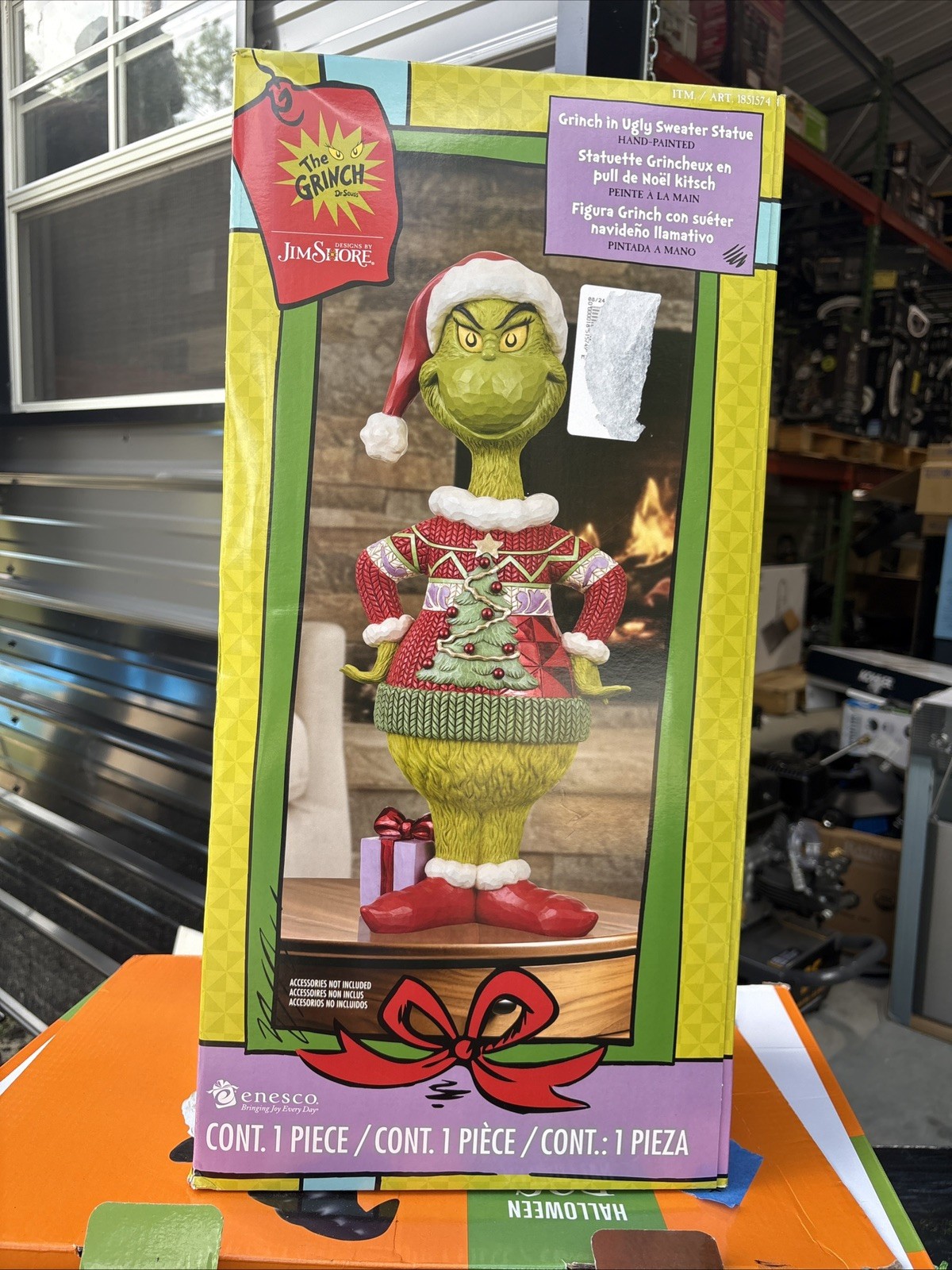 Jim Shore Dr Seuss Grinch Ugly Christmas Sweater 20.2 Jim Shore Dr Seuss Grinch Ugly Christmas Sweater 20.2