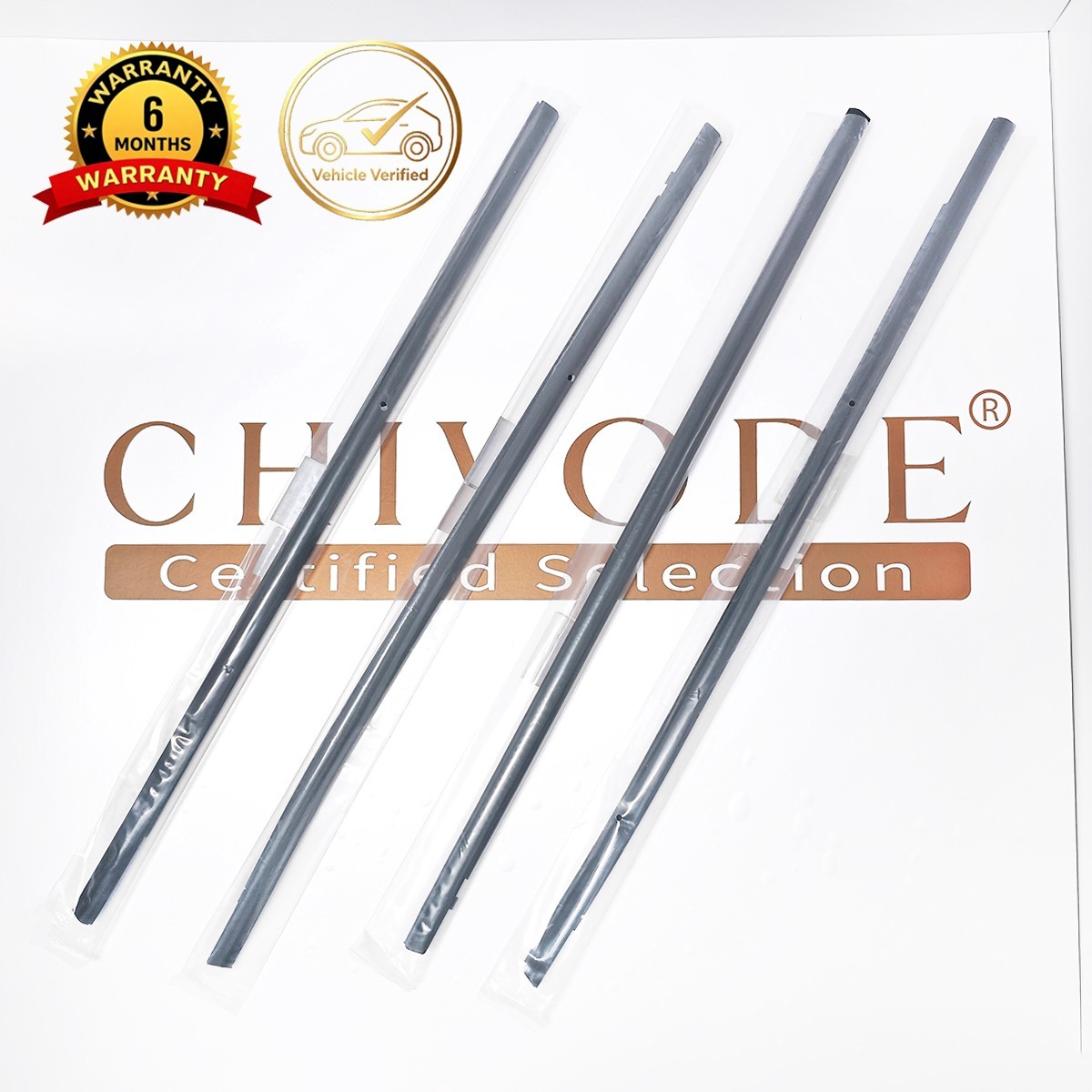 Belt Molding 4PCS Set for Honda Civic 2016-21 4 Door Sedan Window 72410-TBA-A01