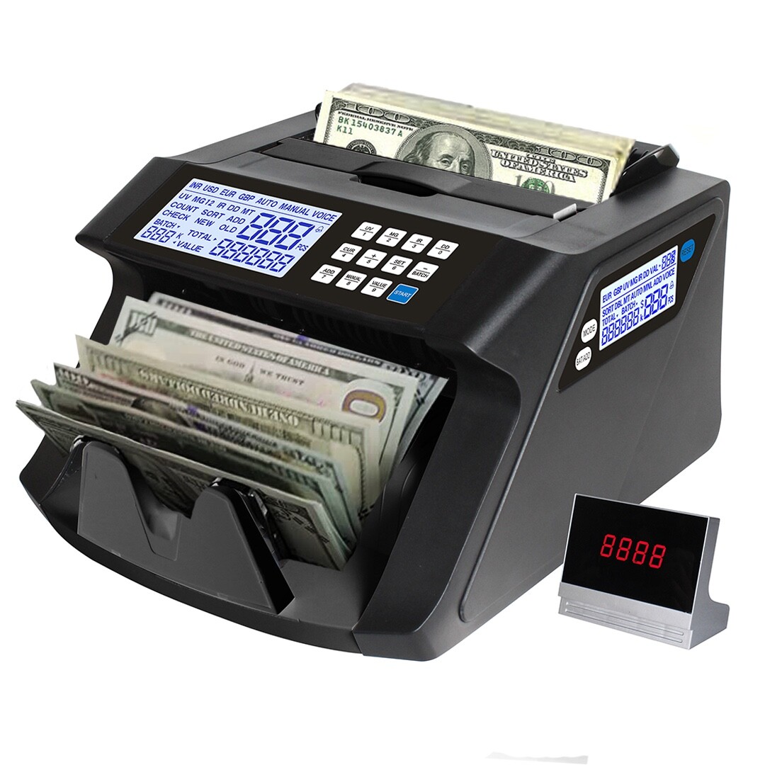 KHIPPUS Money Bill Counter Machine Professional Cash Counting PRO-4700